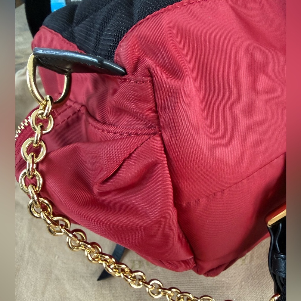 Burberry Red Rucksack/Backpack - Picture 7 of 14